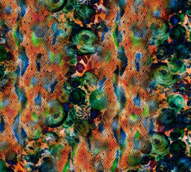 Çok renkli soyut arkaplan. Dijital efektler. Geometrik doku. Renkli desen. Poster, broşür, el ilanı ve kart için yaratıcı grafik tasarımı. Benzersiz şehir kamuflajı.