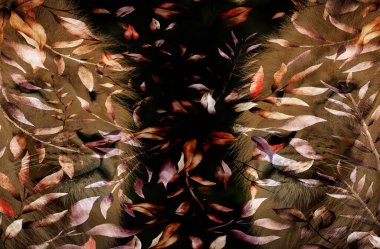 Renkli leopar deseni. Modern moda baskıları. Tekstil çizimi. Tekstil kumaş deseni.