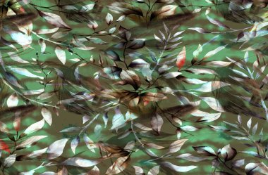 Renkli leopar deseni. Modern moda baskıları. Tekstil çizimi. Tekstil kumaş deseni.