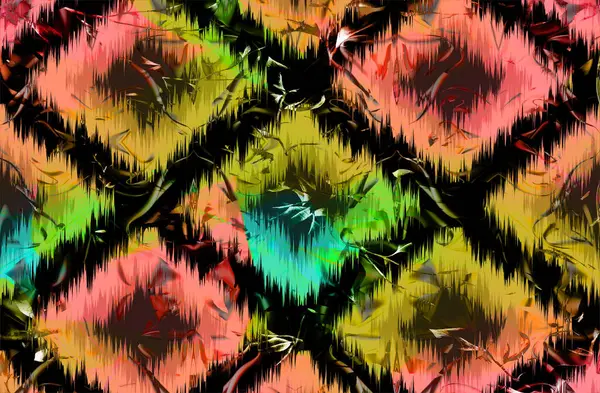 Renkli Desenler Çalışması, Leopar, Elbise Tasarımları. Tekstil, Kumaş, Yastık ve Modern Kolaj Şablonu. Dijital baskı elbisesi, moda tasarımları, baskı, moda desenleri.