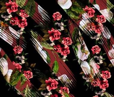 Renkli Desenler Çalışması, Leopar, Elbise Tasarımları. Tekstil, Kumaş, Yastık ve Modern Kolaj Şablonu. Dijital baskı elbisesi, moda tasarımları, baskı, moda desenleri.