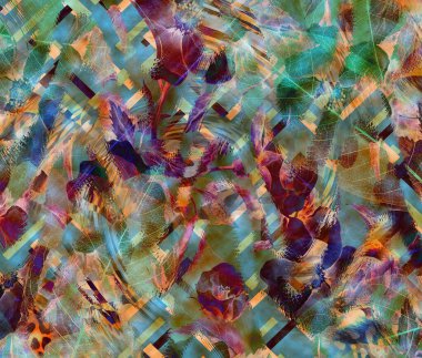 Renkli leopar baskısı. Soyut El Çizimi Sıvı Kravat Mermer Desen Geometrik Dalgalı Arka plan. Tekstil mayo deseni. Psikedelik soyut desen. Renkli fütüristik desen.