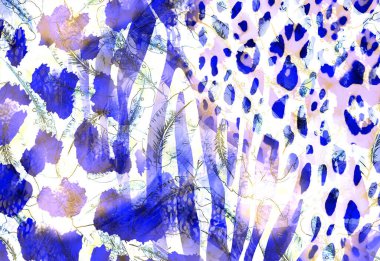 Tekstil ve tasarım için renkli soyut desen