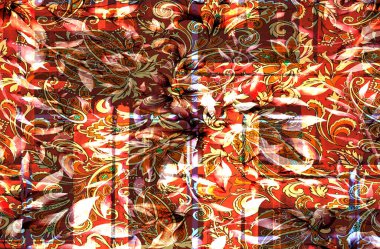 Tekstil ve tasarım için renkli soyut desen