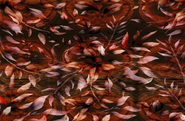 Renkli moda desenleri. Tekstil deseni. Tekstil deseni. Fraktal renkli desen. Yazdırma deseni..