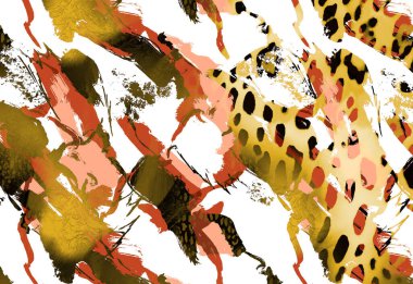 Renkli moda desenleri. Tekstil deseni. Tekstil deseni. Fraktal renkli desen. Yazdırma deseni..