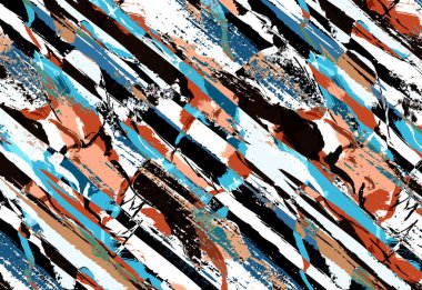 Renkli moda desenleri. Tekstil deseni. Tekstil deseni. Fraktal renkli desen. Yazdırma deseni..