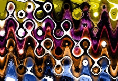 Renkli moda desenleri. Tekstil deseni. Tekstil deseni. Fraktal renkli desen. Yazdırma deseni..