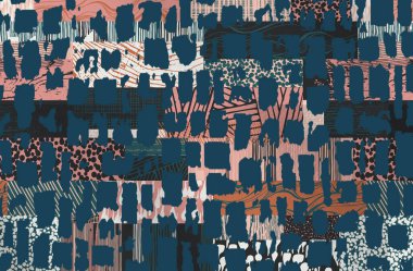 Dijital efektler. Kumaş deseni. Canlı soyut arkaplan. Renkli desen. Geometrik desen. Şölen dekorasyonu. Kumaş izleri, desenler, tekstil izleri, kıyafet desenleri, renkli çizgiler.