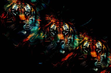 Dijital efektler. Kumaş deseni. Canlı soyut arkaplan. Renkli desen. Geometrik desen. Şölen dekorasyonu. Kumaş izleri, desenler, tekstil izleri, kıyafet desenleri, renkli çizgiler.