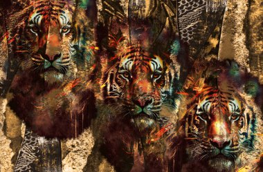 Dijital efektler. Kumaş deseni. Canlı soyut arkaplan. Renkli desen. Geometrik desen. Şölen dekorasyonu. Kumaş izleri, desenler, tekstil izleri, kıyafet desenleri, renkli çizgiler.