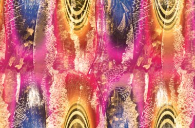 Dijital efektler. Kumaş deseni. Canlı soyut arkaplan. Renkli desen. Geometrik desen. Şölen dekorasyonu. Kumaş izleri, desenler, tekstil izleri, kıyafet desenleri, renkli çizgiler.