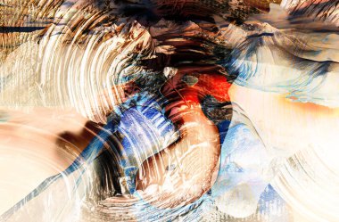 Dijital efektler. Kumaş deseni. Canlı soyut arkaplan. Renkli desen. Geometrik desen. Şölen dekorasyonu. Kumaş izleri, desenler, tekstil izleri, kıyafet desenleri, renkli çizgiler.