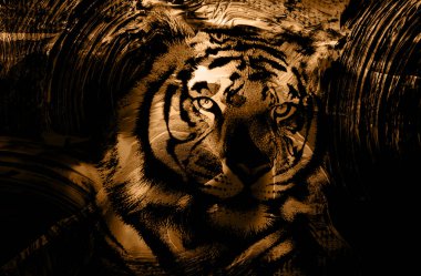 Dijital efektler. Kumaş deseni. Canlı soyut arkaplan. Renkli desen. Geometrik desen. Şölen dekorasyonu. Kumaş izleri, desenler, tekstil izleri, kıyafet desenleri, renkli çizgiler.