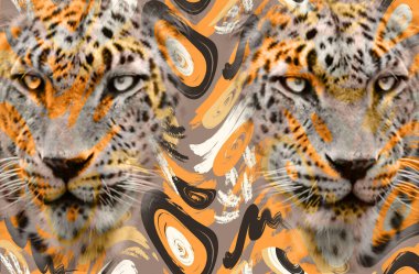 Dijital efektler. Kumaş deseni. Canlı soyut arkaplan. Renkli desen. Geometrik desen. Şölen dekorasyonu. Kumaş izleri, desenler, tekstil izleri, kıyafet desenleri, renkli çizgiler.