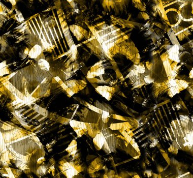 Dijital efektler. Kumaş deseni. Canlı soyut arkaplan. Renkli desen. Geometrik desen. Şölen dekorasyonu. Kumaş izleri, desenler, tekstil izleri, kıyafet desenleri, renkli çizgiler.