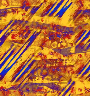 Dijital efektler. Kumaş deseni. Canlı soyut arkaplan. Renkli desen. Geometrik desen. Şölen dekorasyonu. Kumaş izleri, desenler, tekstil izleri, kıyafet desenleri, renkli çizgiler.