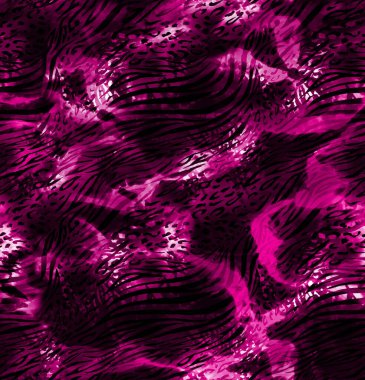 Dijital efektler. Kumaş deseni. Canlı soyut arkaplan. Renkli desen. Geometrik desen. Şölen dekorasyonu. Kumaş izleri, desenler, tekstil izleri, kıyafet desenleri, renkli çizgiler.