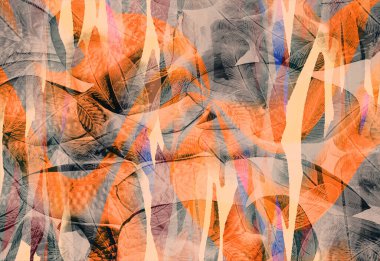 Dijital efektler. Kumaş desenleri. Renkli desenler. Kumaş izleri, desenler, tekstil izleri, kıyafet desenleri, renkli çizgiler, tekstil desenleri, baskı desenleri, moda desenleri, sanat eserleri.