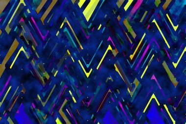 Dijital efektler. Kumaş desenleri. Renkli desenler. Kumaş izleri, desenler, tekstil izleri, kıyafet desenleri, renkli çizgiler, tekstil desenleri, baskı desenleri, moda desenleri, sanat eserleri.