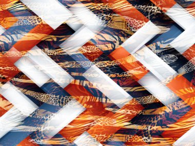 Dijital efektler. Kumaş desenleri. Renkli desenler. Kumaş izleri, desenler, tekstil izleri, kıyafet desenleri, renkli çizgiler, tekstil desenleri, baskı desenleri, moda desenleri, sanat eserleri.