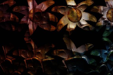 Renkli karelerle soyut arkaplan