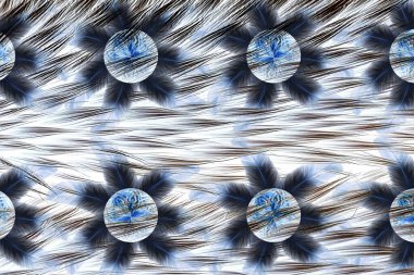 Renkli karelerle soyut arkaplan