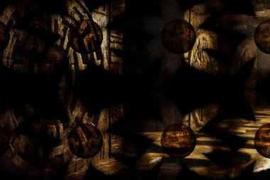 Renkli karelerle soyut arkaplan