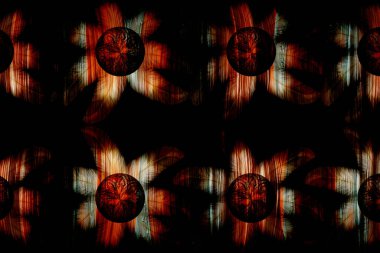 Renkli karelerle soyut arkaplan