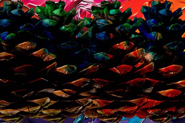 Renkli karelerle soyut arkaplan