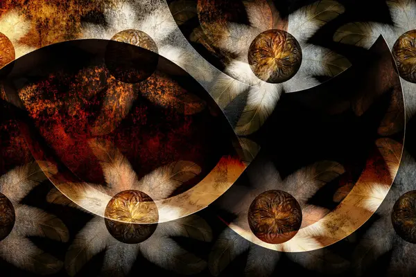 Renkli karelerle soyut arkaplan