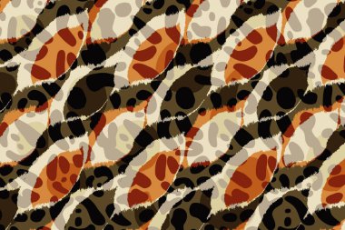 Tekstil baskısı. Soyut özgeçmiş. Giysi rengi deseni. Geometri deseni modern deseni tekrarla. Tekstil deseni. Leopar deseni ve tekstil deseni.