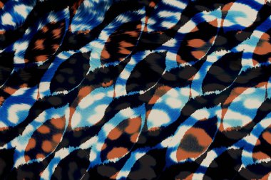 Tekstil baskısı. Soyut özgeçmiş. Giysi rengi deseni. Geometri deseni modern deseni tekrarla. Tekstil deseni. Leopar deseni ve tekstil deseni.