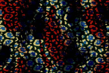 Tekstil baskısı. Soyut özgeçmiş. Giysi rengi deseni. Geometri deseni modern deseni tekrarla. Tekstil deseni. Leopar deseni ve tekstil deseni.