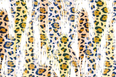 Tekstil baskısı. Soyut özgeçmiş. Giysi rengi deseni. Geometri deseni modern deseni tekrarla. Tekstil deseni. Leopar deseni ve tekstil deseni.