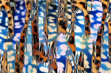 Tekstil baskısı. Soyut özgeçmiş. Giysi rengi deseni. Geometri deseni modern deseni tekrarla. Tekstil deseni. Leopar deseni ve tekstil deseni.