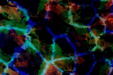 Geometri tekerrür deseni, doku arka planı, renkli desen çalışması ve tekstil deseni. Moda baskısı. Moda ve şık bir arka plan. Renkli dalgalı parlak yüzey dokusu.