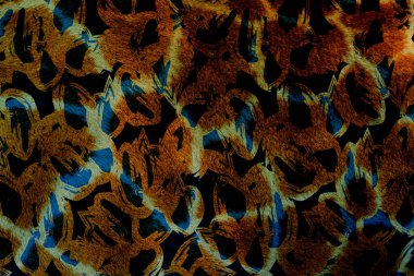 Geometri tekerrür deseni, doku arka planı, renkli desen çalışması ve tekstil deseni. Moda baskısı. Moda ve şık bir arka plan. Renkli dalgalı parlak yüzey dokusu.