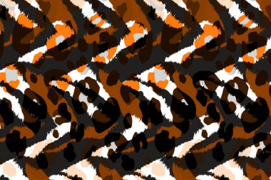 Geometri tekerrür deseni, doku arka planı, renkli desen çalışması ve tekstil deseni. Moda baskısı. Moda ve şık bir arka plan. Renkli dalgalı parlak yüzey dokusu.