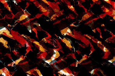 Geometri tekerrür deseni, doku arka planı, renkli desen çalışması ve tekstil deseni. Moda baskısı. Moda ve şık bir arka plan. Renkli dalgalı parlak yüzey dokusu.