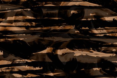 Doku arka planına sahip geometri tekrarları, kusursuz renkli desenler ve tekstil desenleri. Moda baskısı. Moda ve şık bir arka plan. Renkli dalgalı parlak yüzey dokusu.