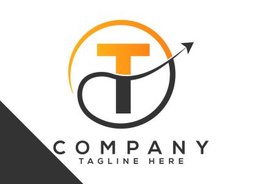 T Harfi Finans Logosu Tasarım Vektör Şablonu. Pazarlama ve Finansal İş Logosu.