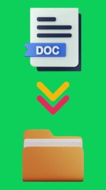 Canlandırma 3d aktarım dosyasını aç, yükle, indir