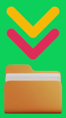 Canlandırma 3d aktarım dosyasını aç, yükle, indir