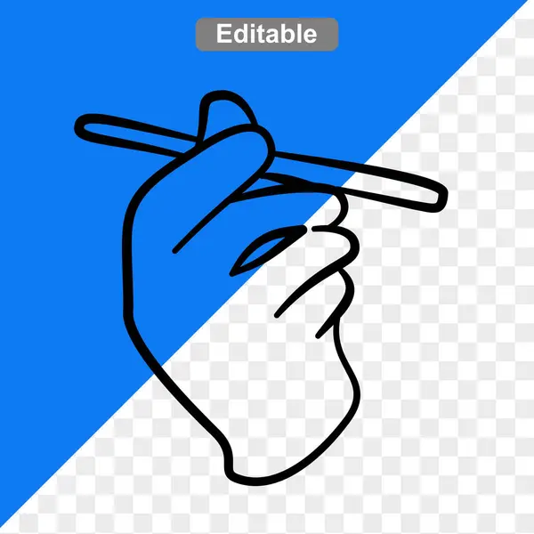 Çizgi çizimi küçük bebek elleri