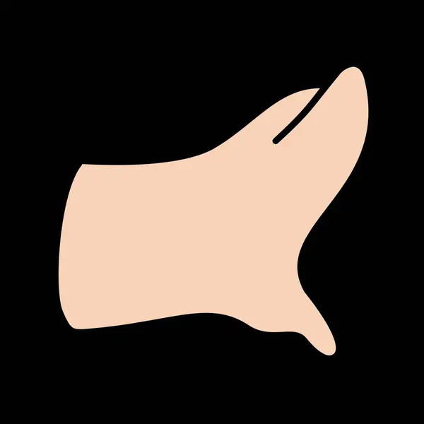 düz sanat çizimi küçük bebek elleri jesti