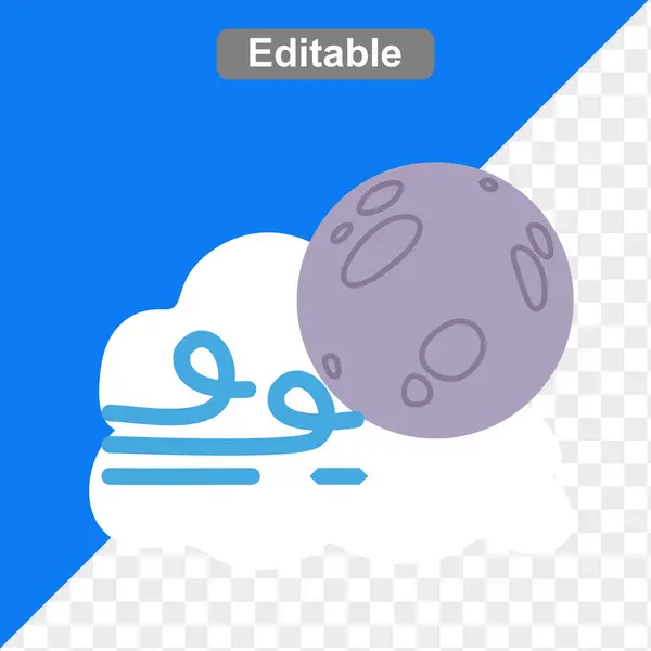 Hava durumu resimleme simgesi düz sanat tasarımı