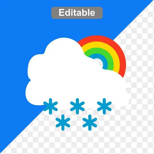 Hava durumu resimleme simgesi düz sanat tasarımı