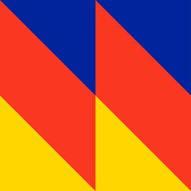 Renkli geometrik şekil ile soyut