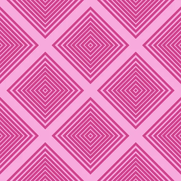 Geometrik şekilli kusursuz desen. Vektör çizimi. Pembe ve beyaz renkler.